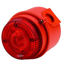 Ex LED Beacon IS-mB1 16-28vDC 1:RED 1or2 d.fl/s IP65 Ex ia IICT4 Ga (Mini)